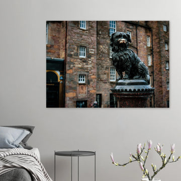 Greyfriars Bobby wall art print of famous Edinburgh statue