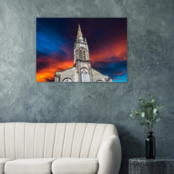 Guru Nanak Gurdwara Edinburgh Scotland poster on premium matte paper