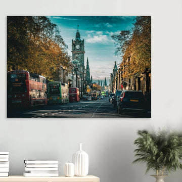 Edinburgh Balmoral clock wall art premium matte poster