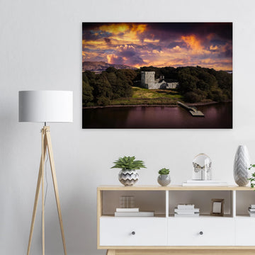 Loch Leven Castle Fife Scotland poster on premium matte paper