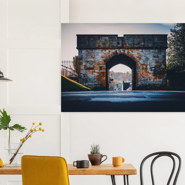 Linlithgow Palace gate wall art premium matte poster