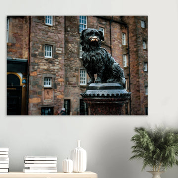 Greyfriars Bobby wall art print of famous Edinburgh statue