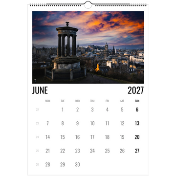 Edinburgh calendar 2027