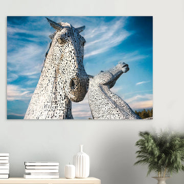 The Kelpies Closeup Falkirk wall art print
