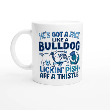 Scottish Mugs | Lickin' Pish Aff a Thistle
