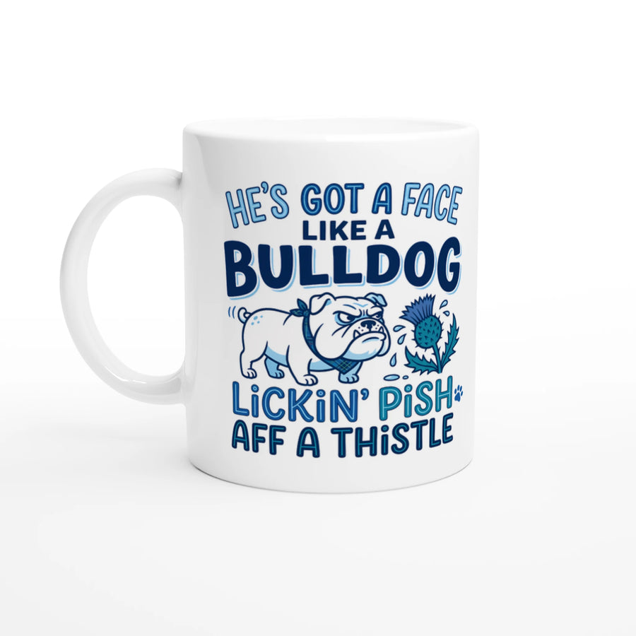 Scottish Mugs | Lickin' Pish Aff a Thistle