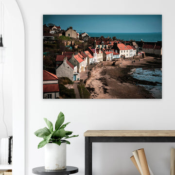 Pittenweem village wall art gift for Scotland coastal lovers and Pittenweem Arts Festival visitors