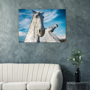 The Kelpies Closeup Falkirk wall art print