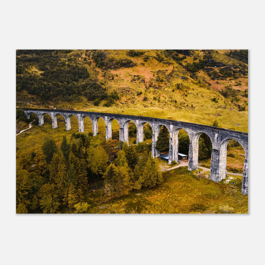 Glenfinnan Viaduct Scotland wall art - FIFE Highland landscape poster