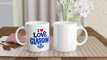 Scottish Mugs | I Love Glasgow  -  Coffee Mug