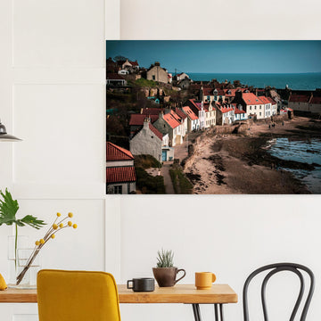 Pittenweem village wall art gift for Scotland coastal lovers and Pittenweem Arts Festival visitors