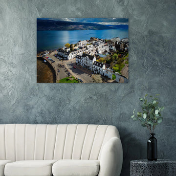 Inveraray wall art poster Loch Fyne Scotland townscape