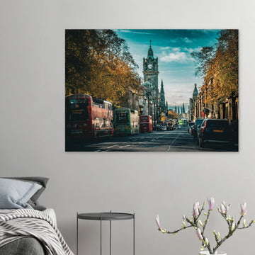 Edinburgh Balmoral clock wall art premium matte poster