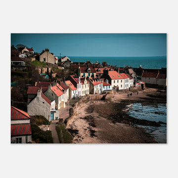 Pittenweem village wall art gift for Scotland coastal lovers and Pittenweem Arts Festival visitors
