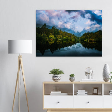 Loch Lochan sunset wall art premium matte poster