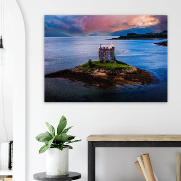 Castle Stalker wall art poster print premium matte